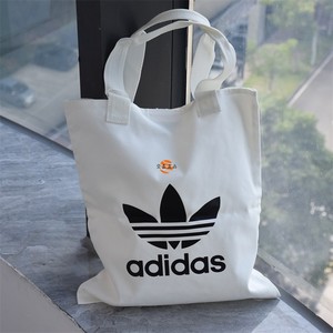 专柜正品Adidas/阿迪达斯三叶草运动休闲单肩帆布包手拎袋BQ7569