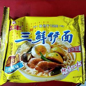热销华丰老式三鲜伊面零食8090怀旧速食泡面方便面整箱宿舍经典