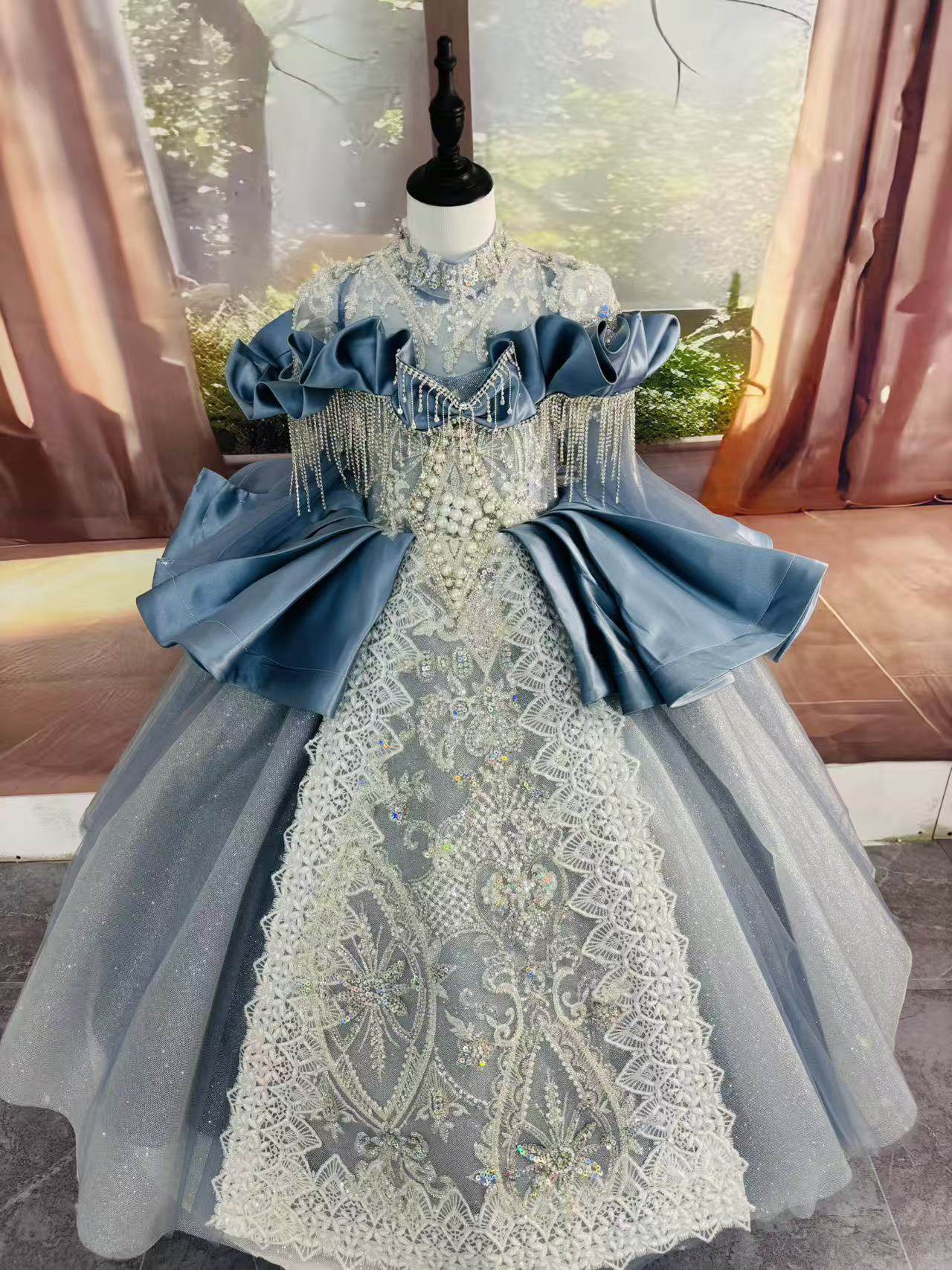 女童礼服高端轻奢小众高端生日公主裙儿童走秀主持人钢琴演出服,童装/婴儿装/亲子装,儿童礼服,淘宝优惠券,粉丝福利购,淘宝优惠卷