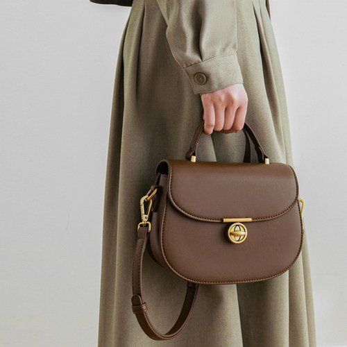 小众高级感时尚复古马鞍包