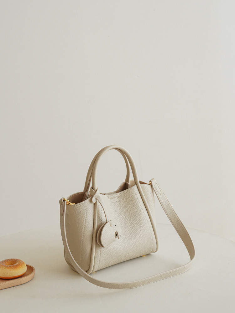 Women's PU Bucket Tote Bag 2025, Niche Large-Capacity Shoulder Crossbody - Thumbnail 3