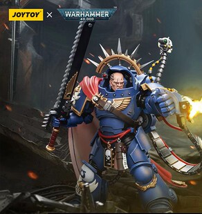 JOYTOY暗源战锤40K极限战士 重装型装甲连长可动兵人模玩手办1:18