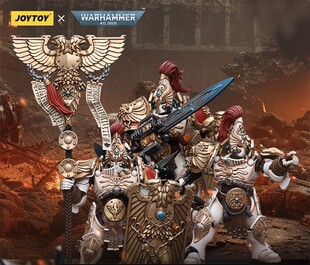 JOYTOY暗源战锤40K帝皇禁军帝皇太阳卫1:18可动兵人模玩手办礼品