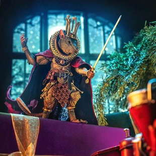 四骑士大象英勇骑士大头恶魔骷髅鼠王棕马蛇怪悟空人偶模玩手办