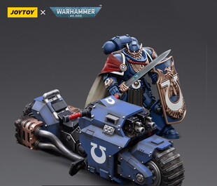 JT暗源战锤40K极限战士荣耀卫队 先遣者摩托可动载具兵人模玩手办