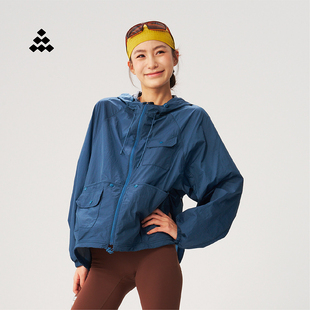 道木熙防晒衣女夏季户外2026款透气轻薄速干小个子宽松连帽防晒服