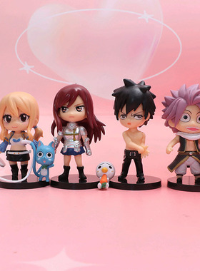 现货妖精的尾巴钥匙扣纳兹公仔格雷人偶露西手办艾露莎哈比挂件