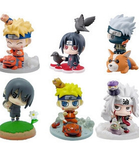 火影忍者钥匙扣鼬公仔自来也蛤蟆仙人手办鸣人卡卡西通灵兽挂件