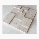 Мраморная мозаика на стену, диван, 3D, ископаемые