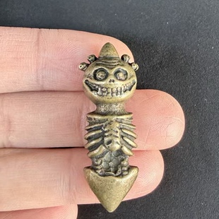 仿古新款藏式尼泊尔黄铜阿呆挂件侧挂配饰西藏民族风挂件