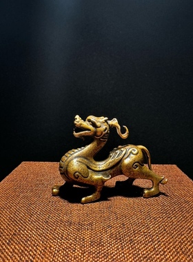 仿古古玩杂项收藏小摆件实心貔貅桌面摆件小摆件