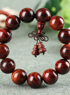 鬼脸葫芦木质本命年复古风手链