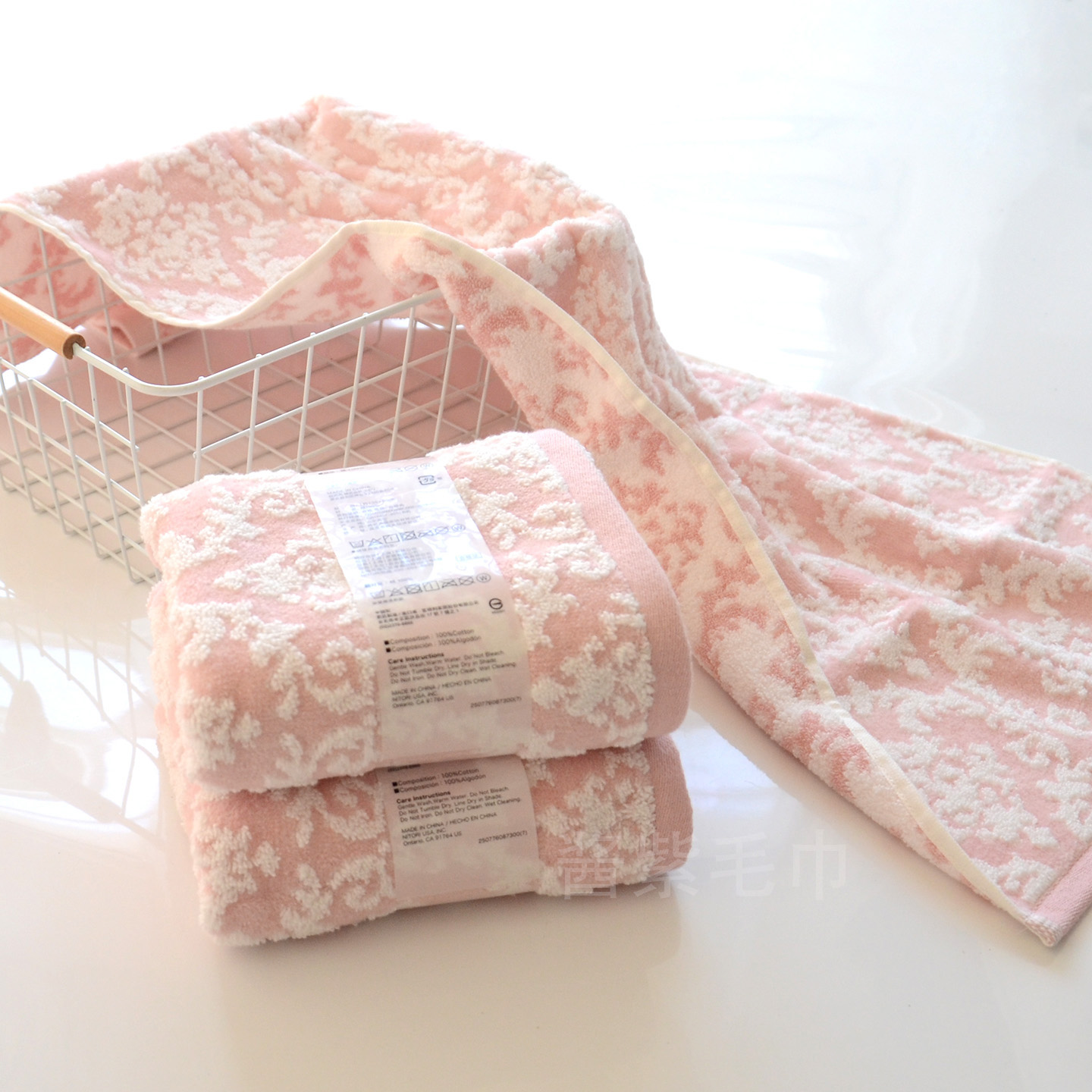 日单原单 宜*利加厚纯棉毛巾 无捻纱柔软吸水35*80cm 女士家用