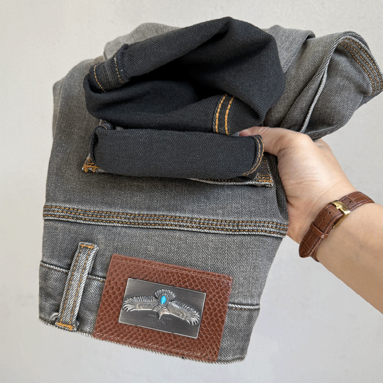 高端潮牌欧货牛仔裤男士秋季