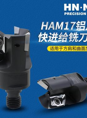 海纳HAM17-25/30/32/35/40铝用高速快进给铣刀头XEKT19M5铣刀片