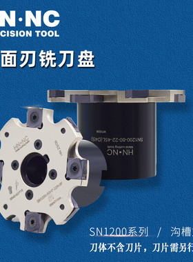 海纳SN1200-63/80/100/125/160/200三面刃锯片铣刀盘数控刀具刀片