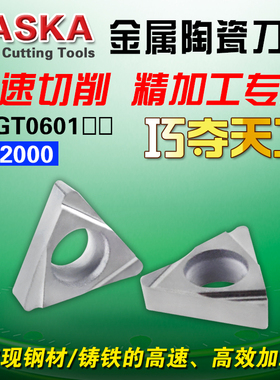 NASKA纳斯卡TBGT060102/04L金属陶瓷精镗数控刀片三角型钢件专用