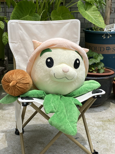荷乐玩具Heleworld植物大战僵尸毛绒玩偶猫尾草2013年版手工制作