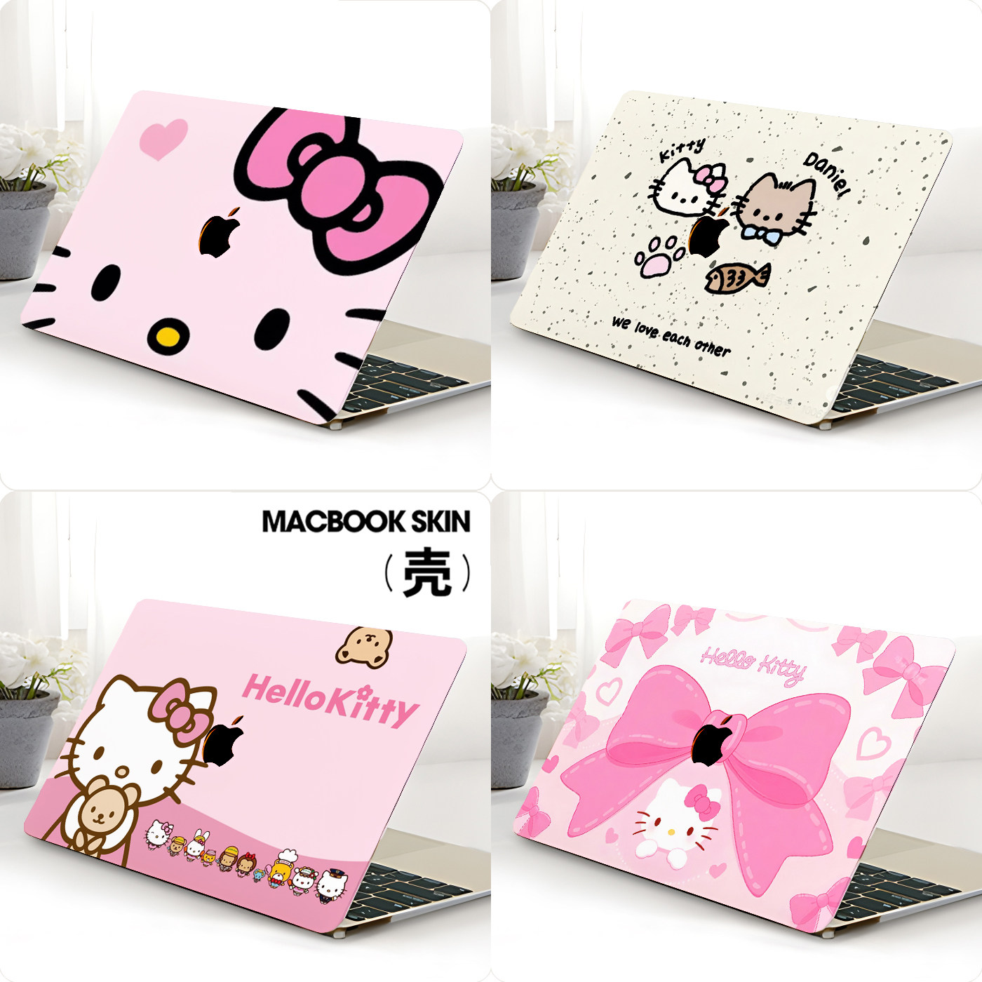 奢ONE hello kitty苹果保护壳套MAC电脑AIR PRO11/12/13/14/15/16