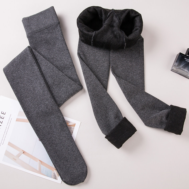 850D春秋薄绒棉竖条连裤袜女灰色外穿微压显瘦螺纹踩脚打底裤,女士内衣/男士内衣/家居服,连裤袜/打底袜,淘宝优惠券,粉丝福利购,淘宝优惠卷