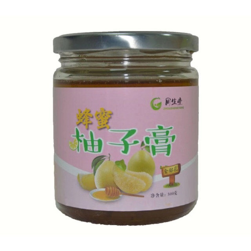 湖南周生堂蜂蜜柚子膏金银花蜂蜜柚子膏蜂蜜柚子茶500g
