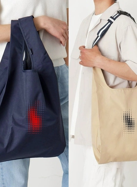 【可拆卸肩带】手拎肩背都行！环保袋 购物袋34*36*12cm 环保布袋