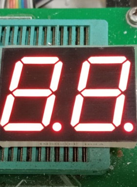 0.8英寸2位双位高亮红光LED数码管共阳/共阴8021EF 8021AS 8201BS