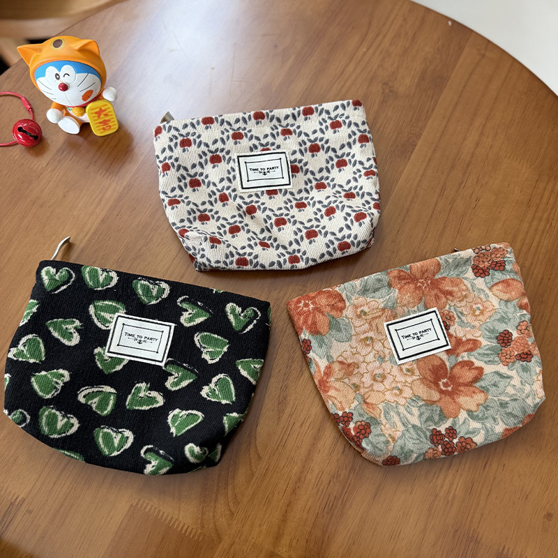 韩国ins碎花化妆袋便携迷你包中包口红气垫姨妈巾收纳包小号拉链,箱包皮具/热销女包/男包,小方包,淘宝优惠券,粉丝福利购,淘宝优惠卷