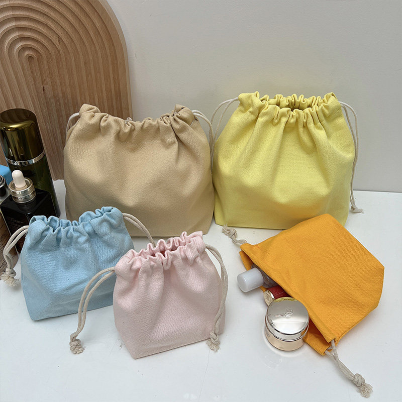 帆布收纳袋束口充电宝小布袋便携纯色抽绳内胆包化妆品收纳包定制,箱包皮具/热销女包/男包,通用款女包,淘宝优惠券,粉丝福利购,淘宝优惠卷