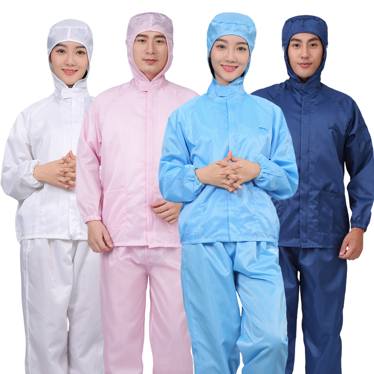 防尘分体防护服套装洁净服