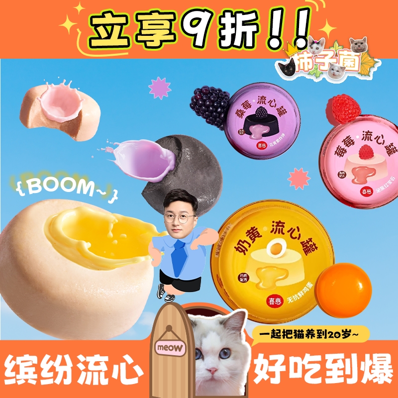 喵届流心蛋糕，猫猫的精致下午茶