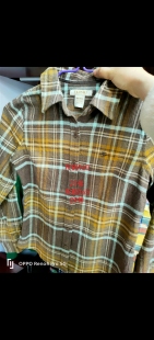 专柜现货RTW秋冬款学院风淑女格子衬衫全棉舒适帅气女式长袖衬衣