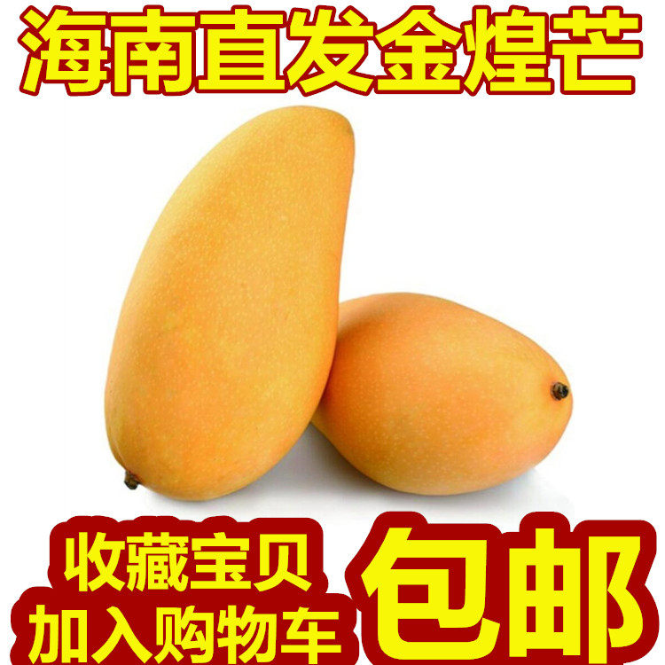 海南水仙大金煌芒果9斤包邮应季新鲜热带纸片核无纤维丝肉厚核薄