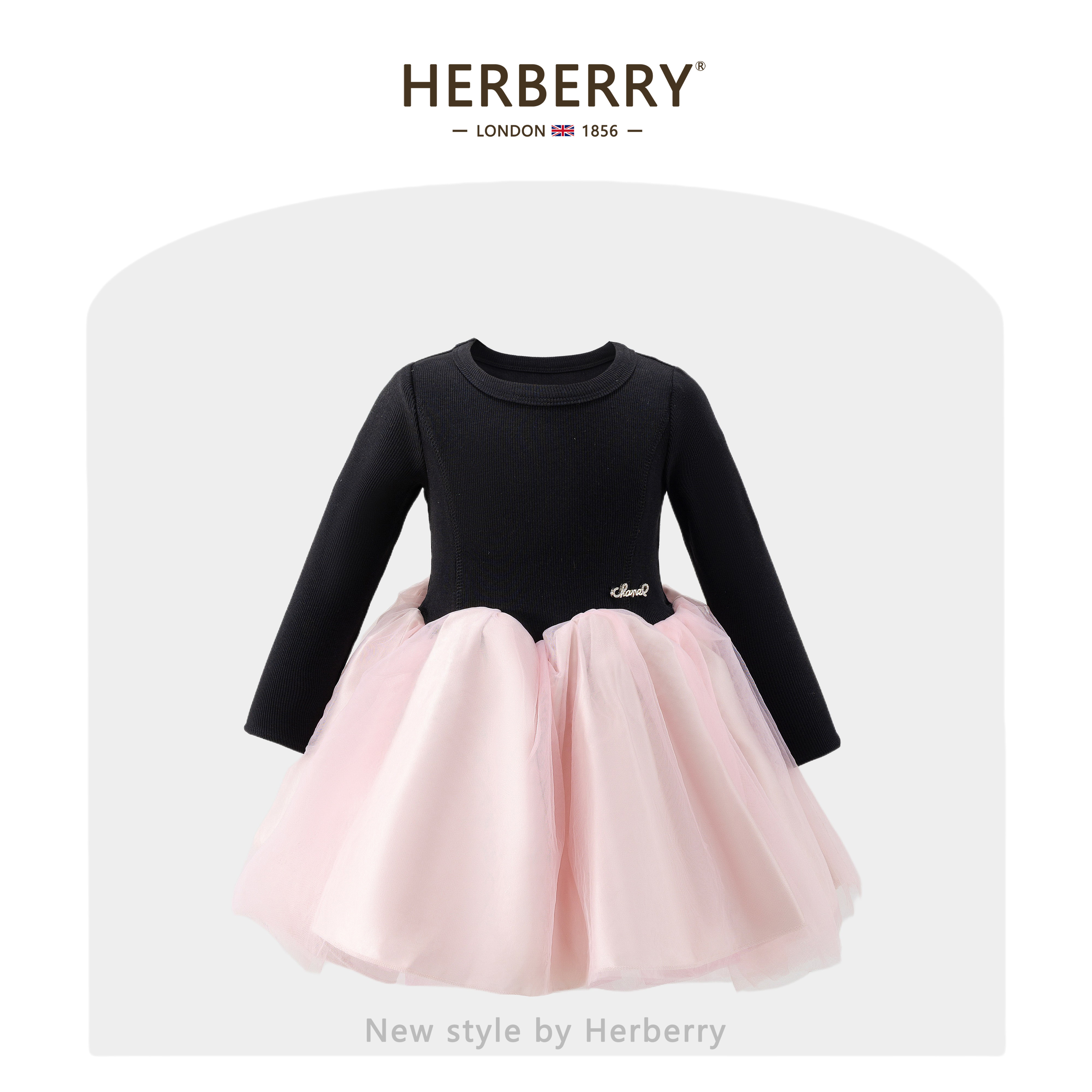 赫柏莉HERBERRY女童法式芭蕾公主裙春夏高级感儿童生日礼服背心裙图片