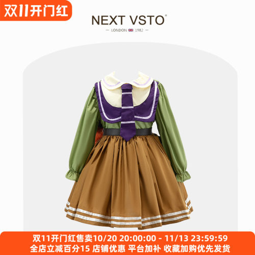 赫柏莉HERBERRY 女童洛丽塔公主裙秋小女孩cos朱迪兔子警官蓬蓬裙
