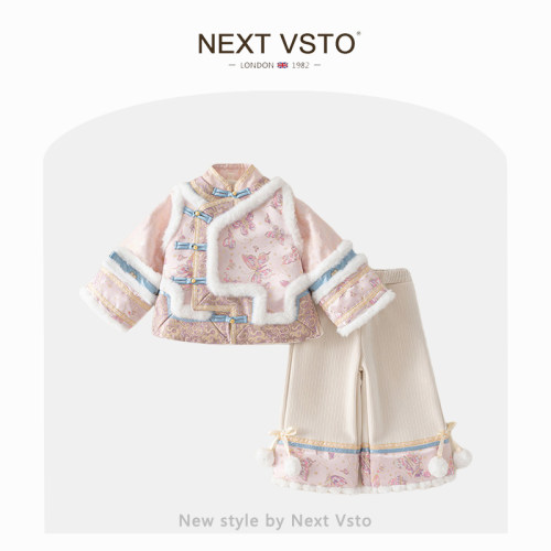 NEXTVSTO加厚秋冬季女唐装
