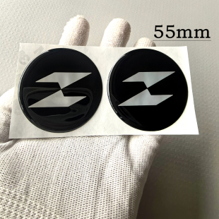 适用于新款RCR加高油箱5.5cm钱江600RS800车标平底55mm张雪ZXMOTO