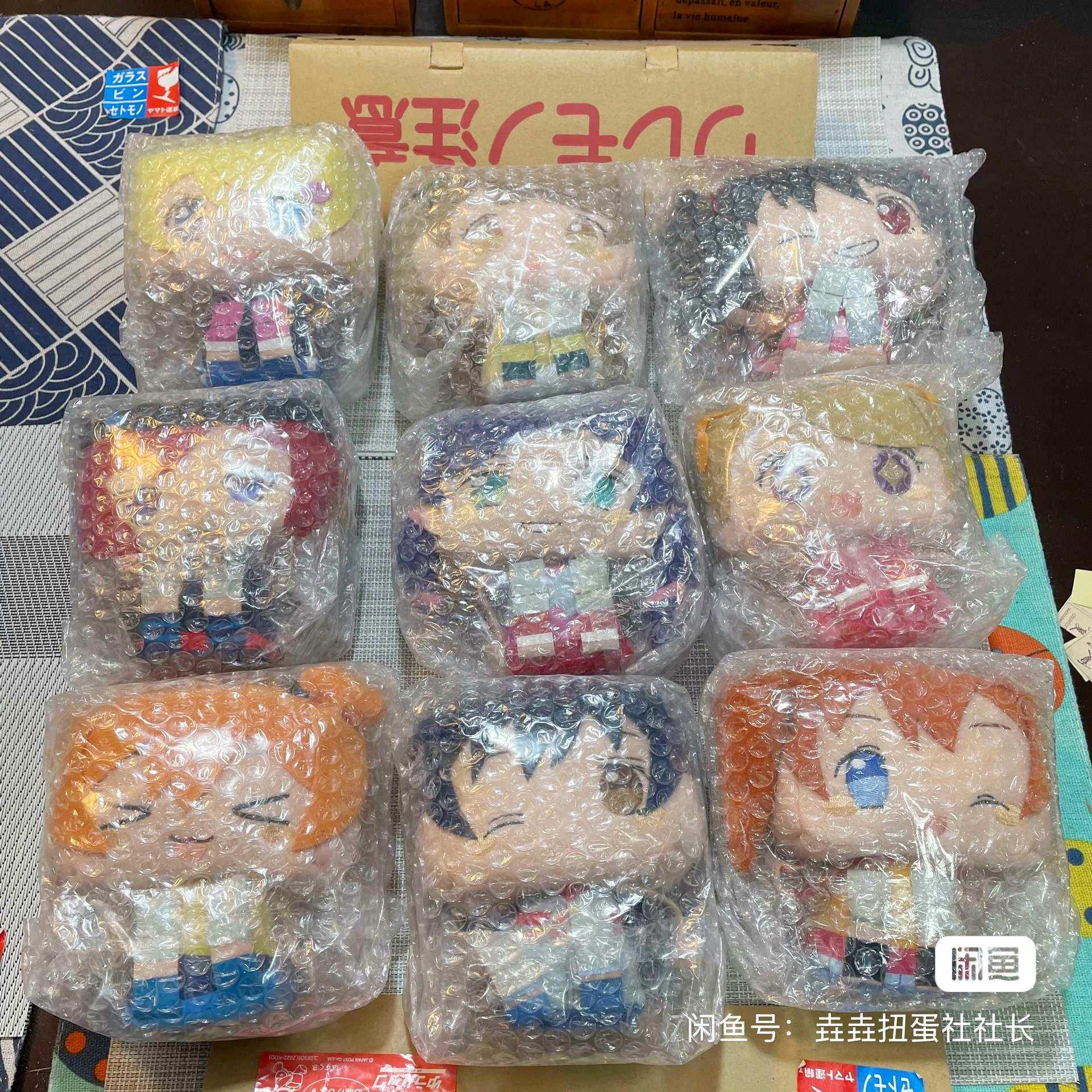 官谷日购正版 lovelive 缪斯 方块脸 公仔 玩偶 毛绒玩具