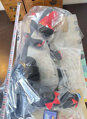 amuse 暗黑龙 darkness dragon big号 巨型款 黑色张嘴恐龙 毛绒