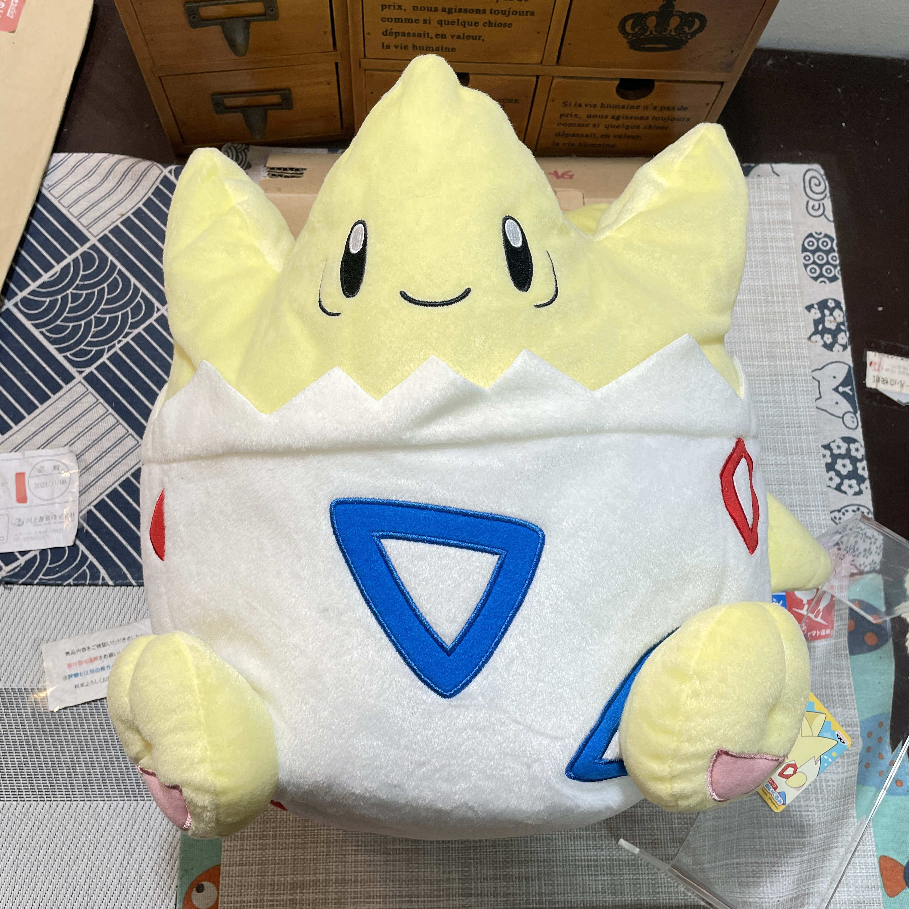 现货 日版 宝可梦毛绒 波克比 眼镜厂 Pok&eacute;mon 小刺蛋 大毛公仔