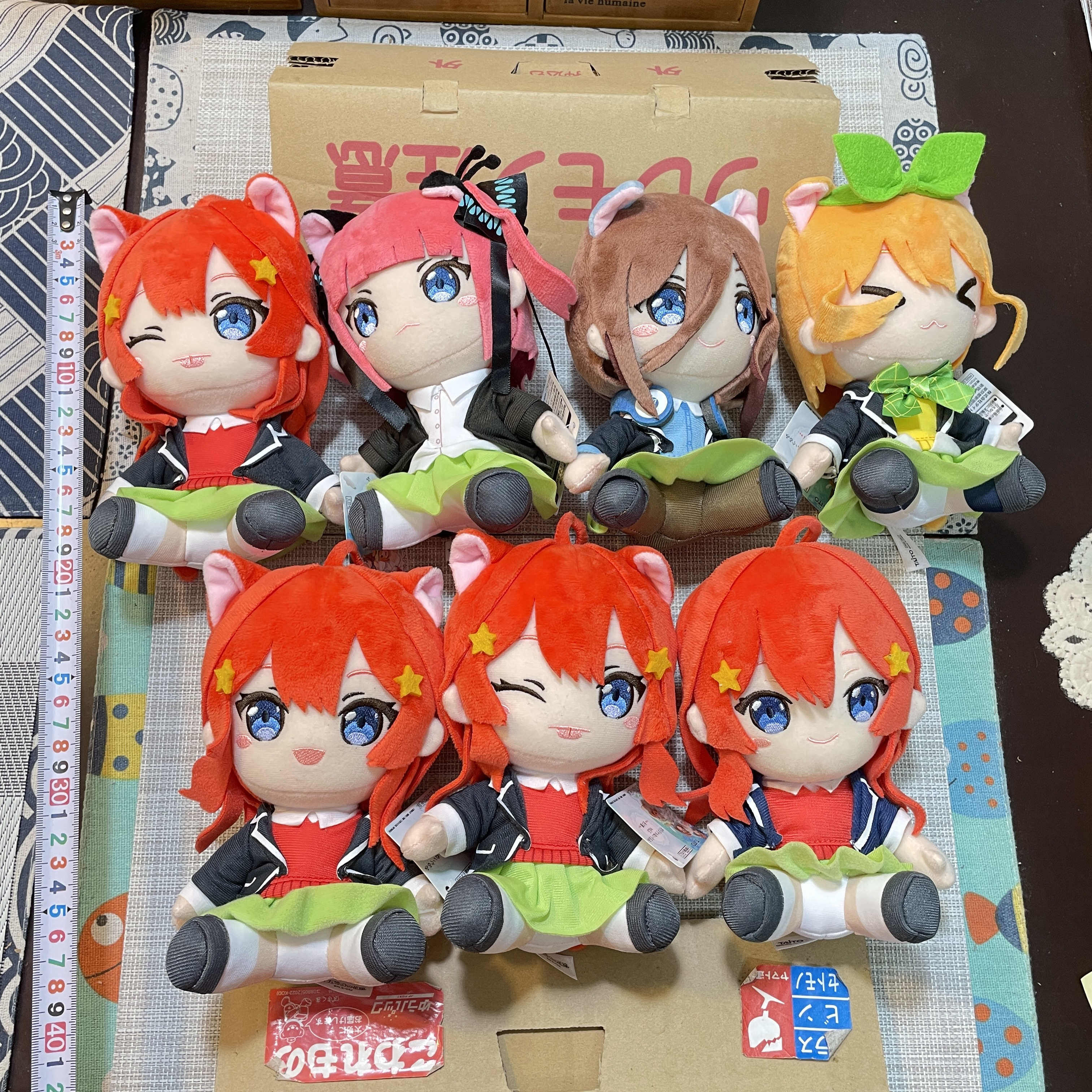 五等分的花嫁 官谷日购 正版 公仔 玩偶 fufu 毛绒玩具 中号