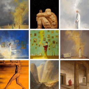 不仁斋薛继业油画80x60高精微喷签名限量复制版画