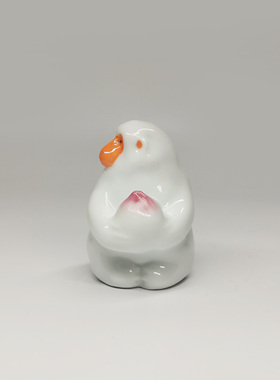 不仁斋 薛继业 陶瓷雕塑系列 己亥年献桃猴 文房摆件 茶宠潮玩