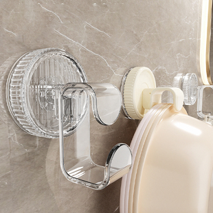 新款吸盘脸盆架壁挂免打孔卫生间浴室洗澡脚盆收纳沥水架挂盆神器