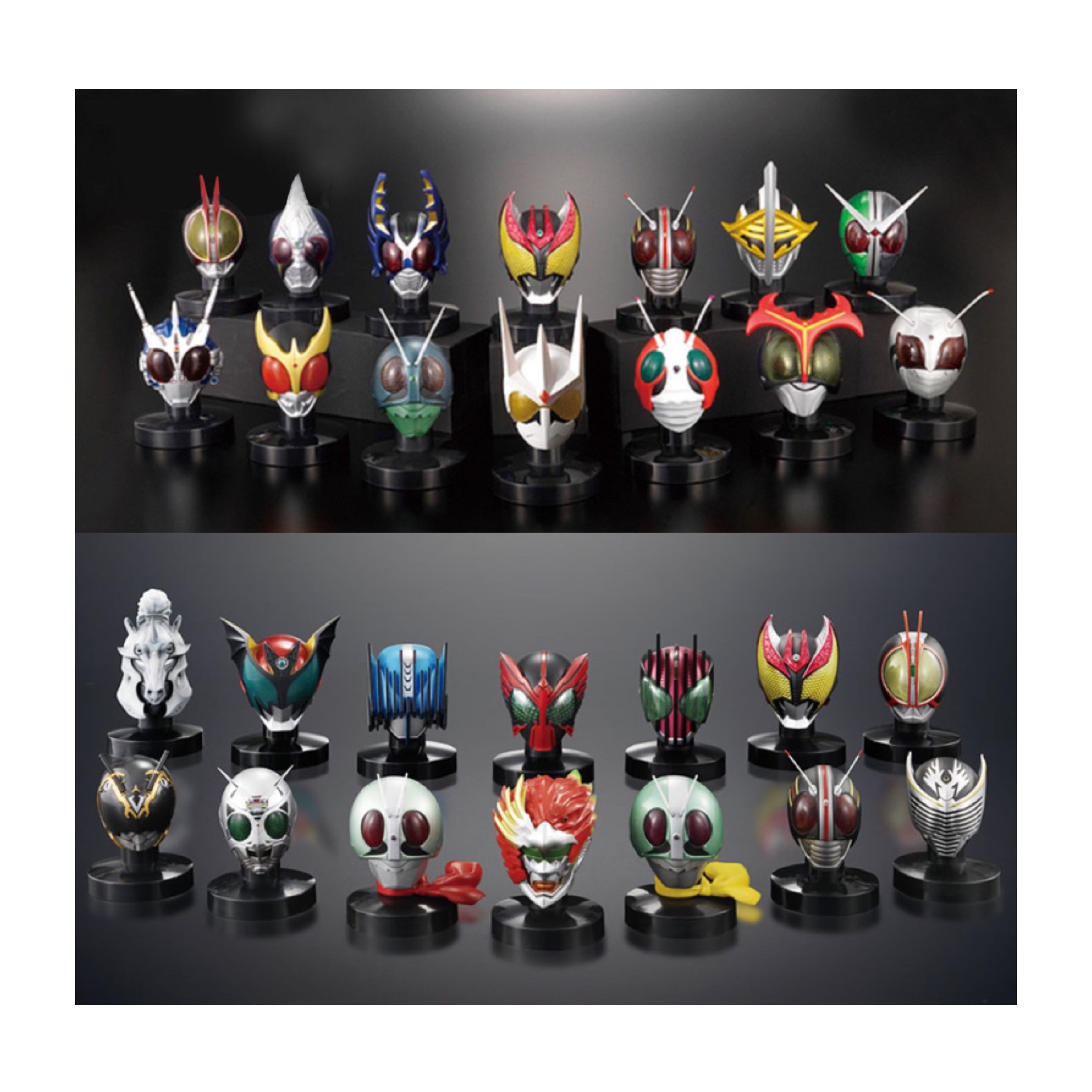 包邮万代假面骑士1比6头雕像W零一时王帝骑甲斗电王昭和ooo