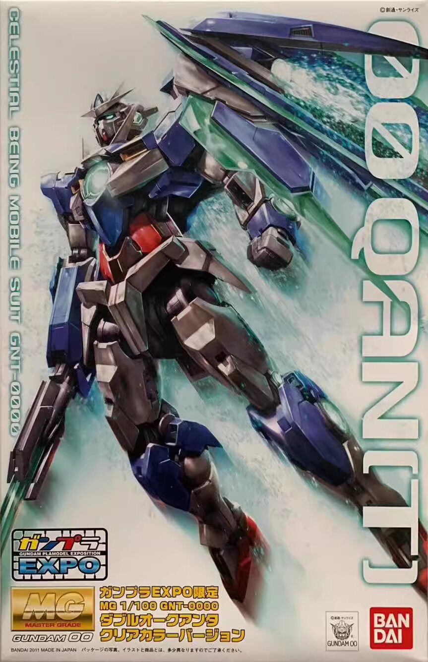 万代现货 expo限定 mg 00q 量子型 高达 oo 彩色透明 彩透 红标