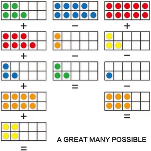 十格阵磁力贴教具数感启蒙磁吸磁性玩具幼儿园早教加减法