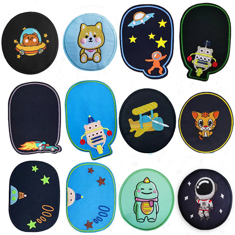 膝盖贴恐龙柴犬宇航员机器人衣服装饰贴布贴花肘贴热熔胶卡通动物,居家布艺,布贴,淘宝优惠券,粉丝福利购,淘宝优惠卷