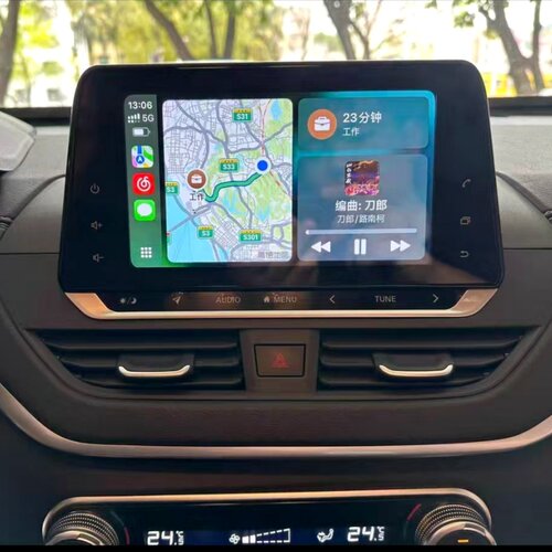 适用21-24款日产新天籁新轩逸升级无线carplay+Hicar手机互联模块