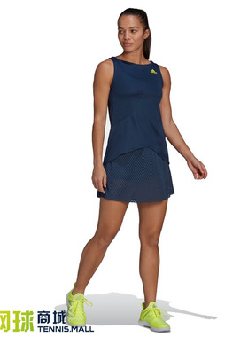 adidas阿迪达斯女子网球裙王欣瑜温网修身连衣裙 GH7599